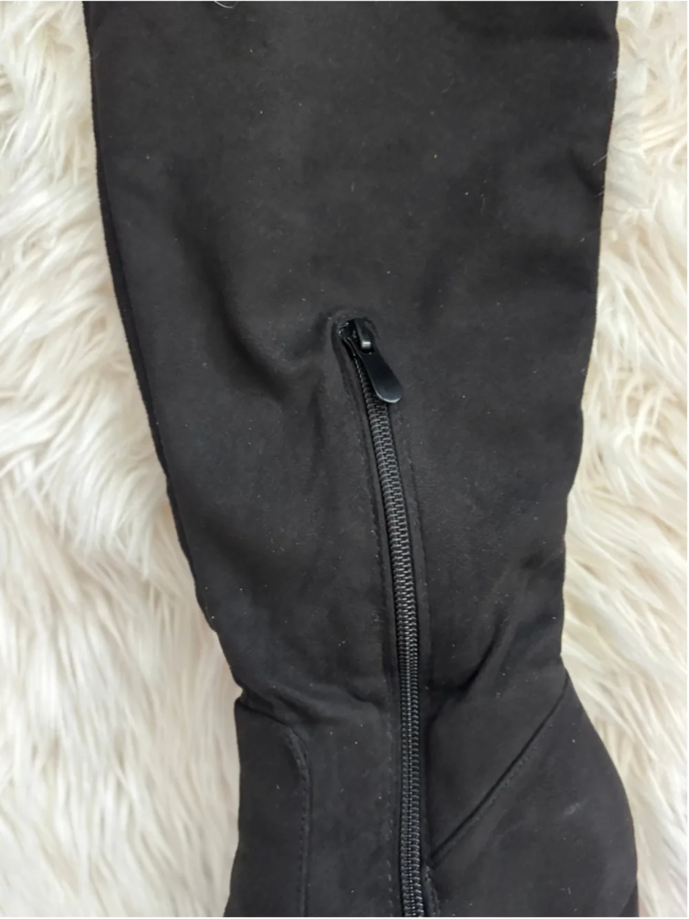 Dream Pairs Black knee thigh high Boots Chunky Heel Stretch Boots Sexy Fall 8.5